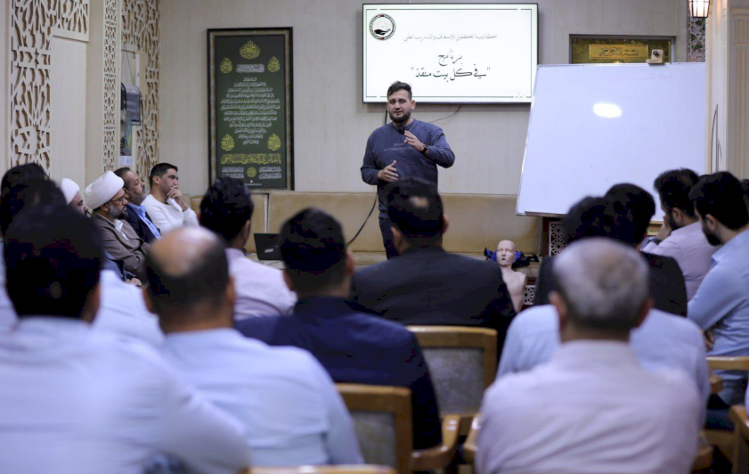 مركز تراث البصرة يشارك في دورة الإسعاف والتدريب الطبي