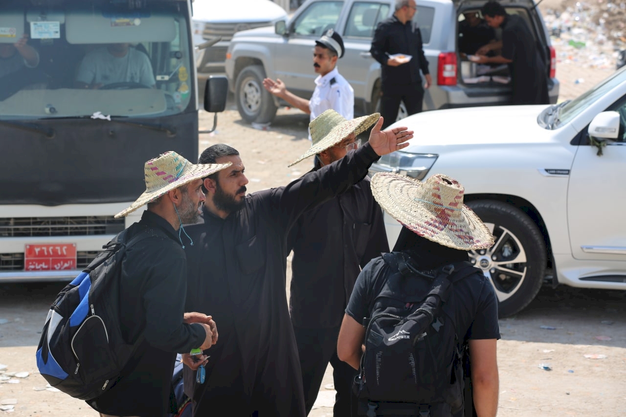 تقرير مصور : استقبال زائري الإمام الحسين (عليه السلام )من منفذ الشلامجة الحدودي/ البصرة، 1444هـ / 2022م
