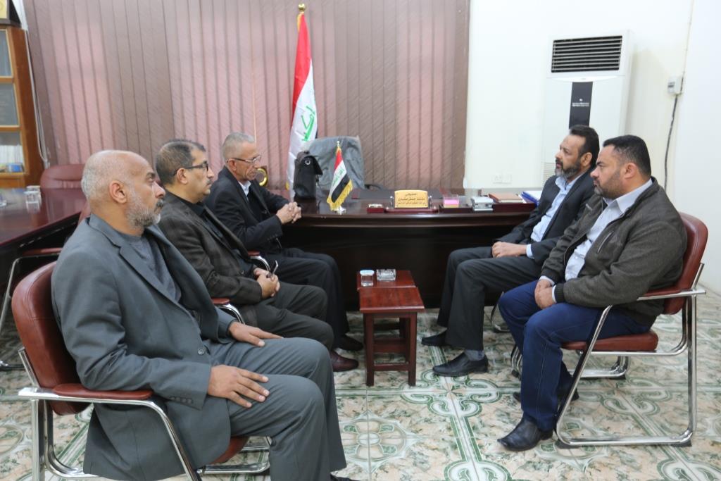 وفد مركز تراث البصرة يزور اتحاد الحقوقيين في البصرة