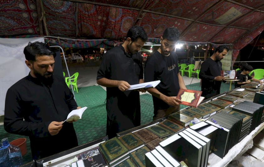 الموكبُ الثقافيُّ العام  لمركزِ تراثِ البصرةِ  يؤكِّد الدَّور الفاعل للثَّقافة في ترسيخ  الهُويَّة الحسينيَّة 
