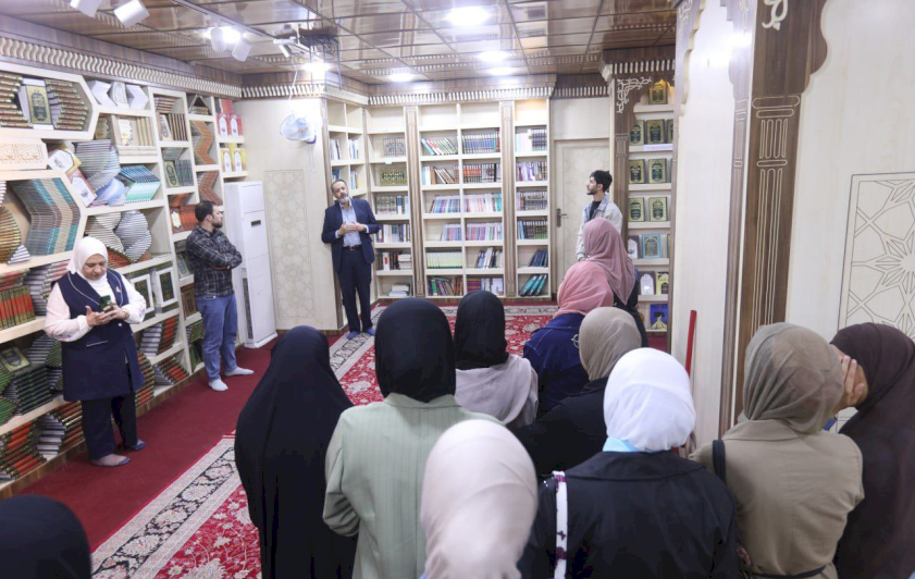 قسمُ المعلوماتِ وتقنيَّةِ المعرفةِ في كليَّة الآدابِ بجامعةِ البصرةِ يزورُ مركزَ تراثِ البصرةِ