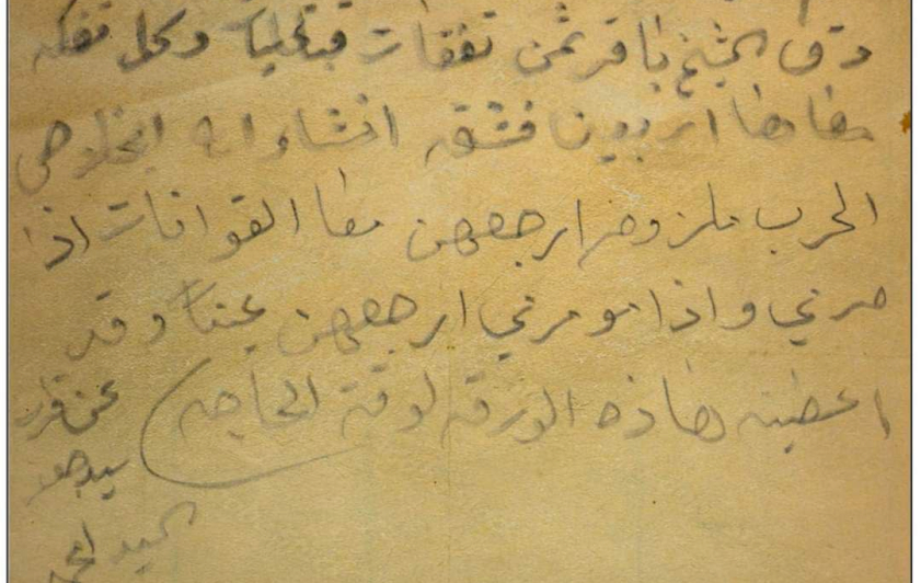 دور الشيخ باقر الشيخ حيدر (ت 1915م) في حركة الجهاد 1914م