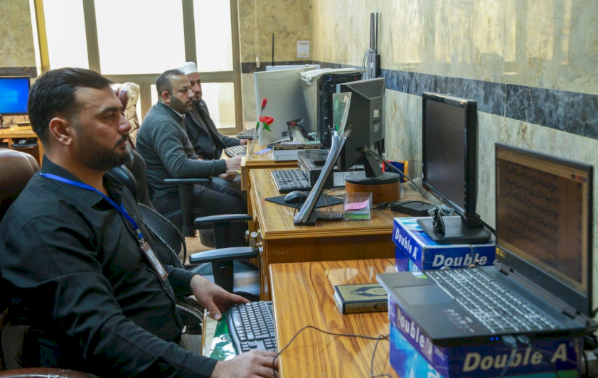 حراكٌ علميٌّ متواصلٌ في مركزِ تراثِ كربلاء