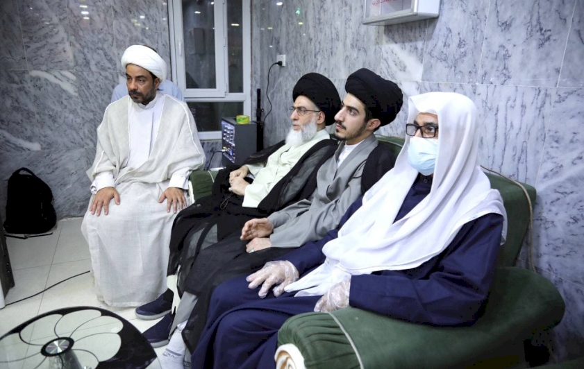 قسمُ المعارفِ يُشاركُ في حفلِ  افتتاح مكتبة ومرقد العلّامة الشيخ آغا بزرك الطهراني في النجف الأشرف