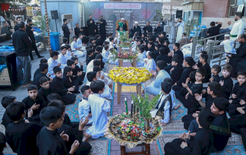 أشبالُ الطفِّ يُحيونَ ذكرى القاسمِ بنِ الحسنِ عليهِما السّلامُ في فعاليّةٍ سنويّةٍ مؤثّرةٍ